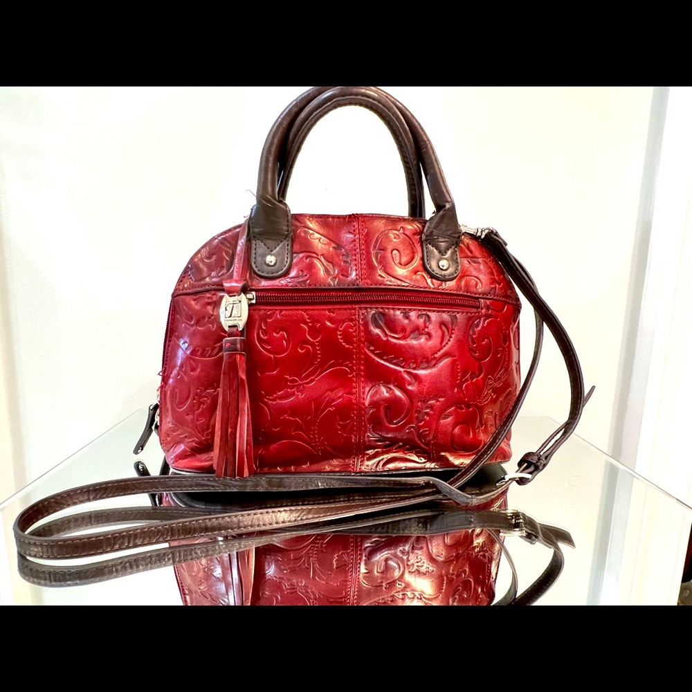 Small Tignanello Satchel with crossbody strap